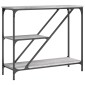vidaXL Τραπέζι Κονσόλα Γκρι Sonoma 88,5x30x75 εκ. Επεξεργασμένο Ξύλο