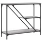 vidaXL Τραπέζι Κονσόλα Γκρι Sonoma 88,5x30x75 εκ. Επεξεργασμένο Ξύλο