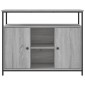 vidaXL Μπουφές Γκρι Sonoma 100x35x80 εκ. από Επεξεργασμένο Ξύλο