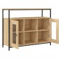 vidaXL Ντουλάπι Sonoma δρυς 100x35x80 εκ. Επεξεργασμένο Ξύλο