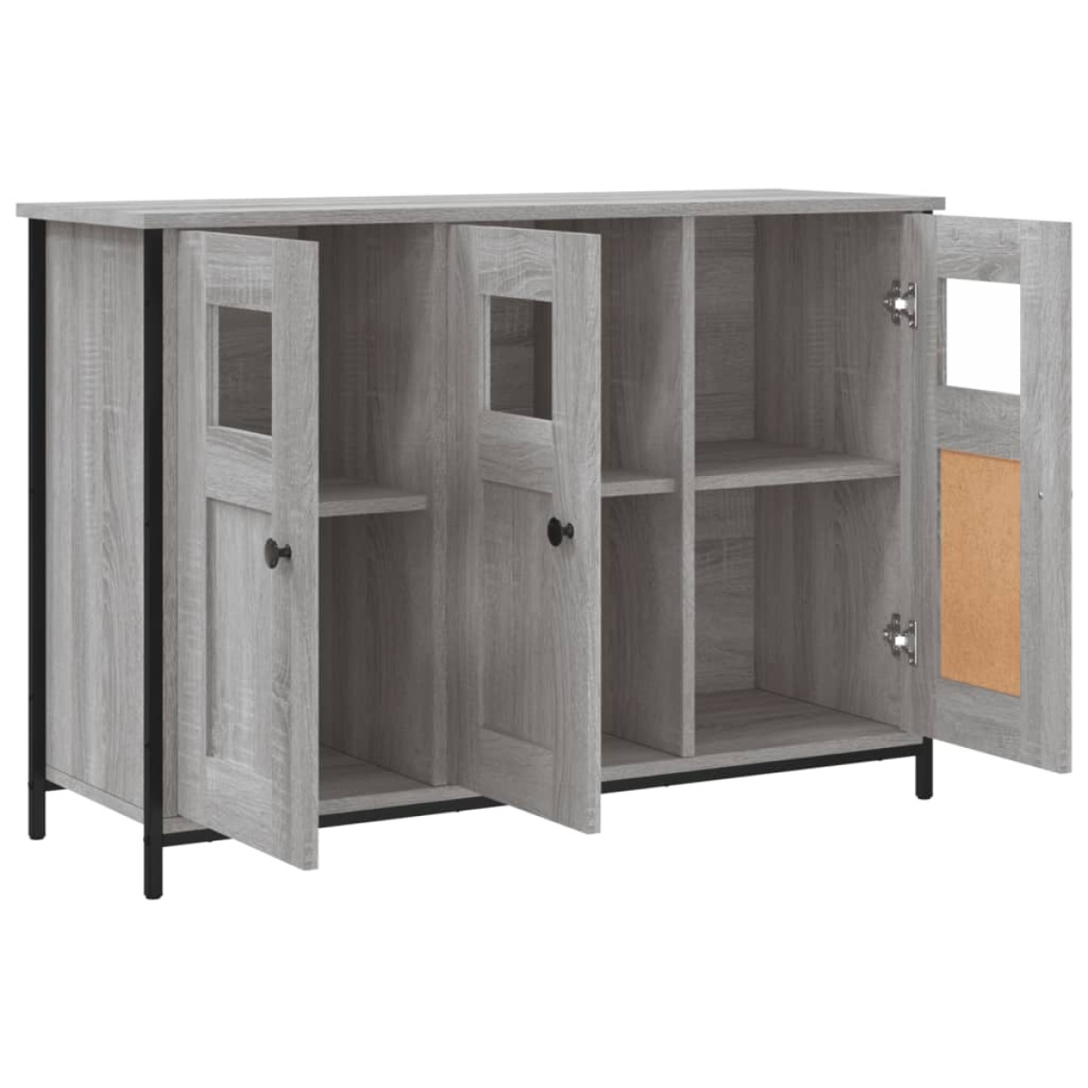 vidaXL Μπουφές Γκρι Sonoma 100x35x70 εκ. από Επεξεργασμένο Ξύλο