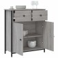 vidaXL Ντουλάπι Γκρι Sonoma 70 x 30 x 80 εκ. από Επεξεργ. Ξύλο