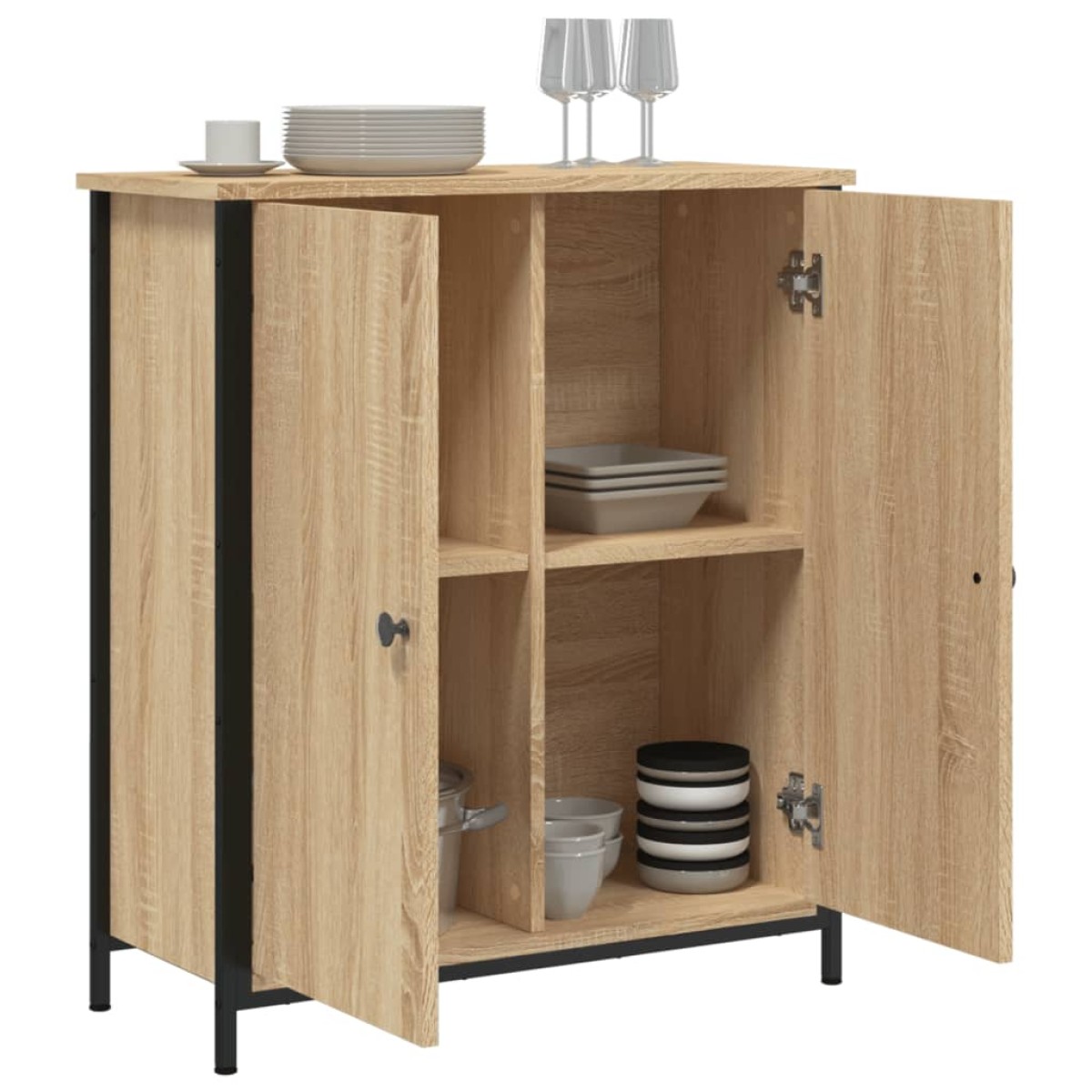 vidaXL Ντουλάπι Sonoma Δρυς 70x30x80 εκ. Επεξεργασμένο Ξύλο