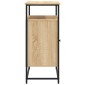 vidaXL Ντουλάπι Sonoma δρυς 100x35x80 εκ. Επεξεργασμένο Ξύλο