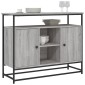 vidaXL Μπουφές Γκρι Sonoma 100x35x80 εκ. από Επεξεργασμένο Ξύλο
