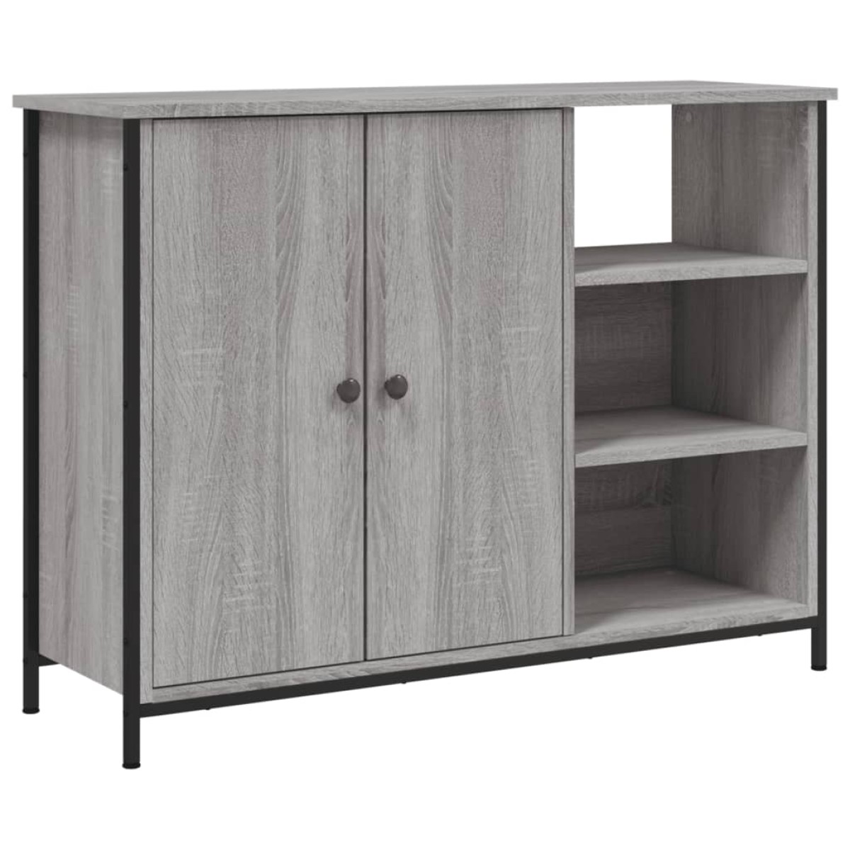 vidaXL Ντουλάπι Γκρι Sonoma 100x33x75 εκ. από Επεξεργασμένο Ξύλο