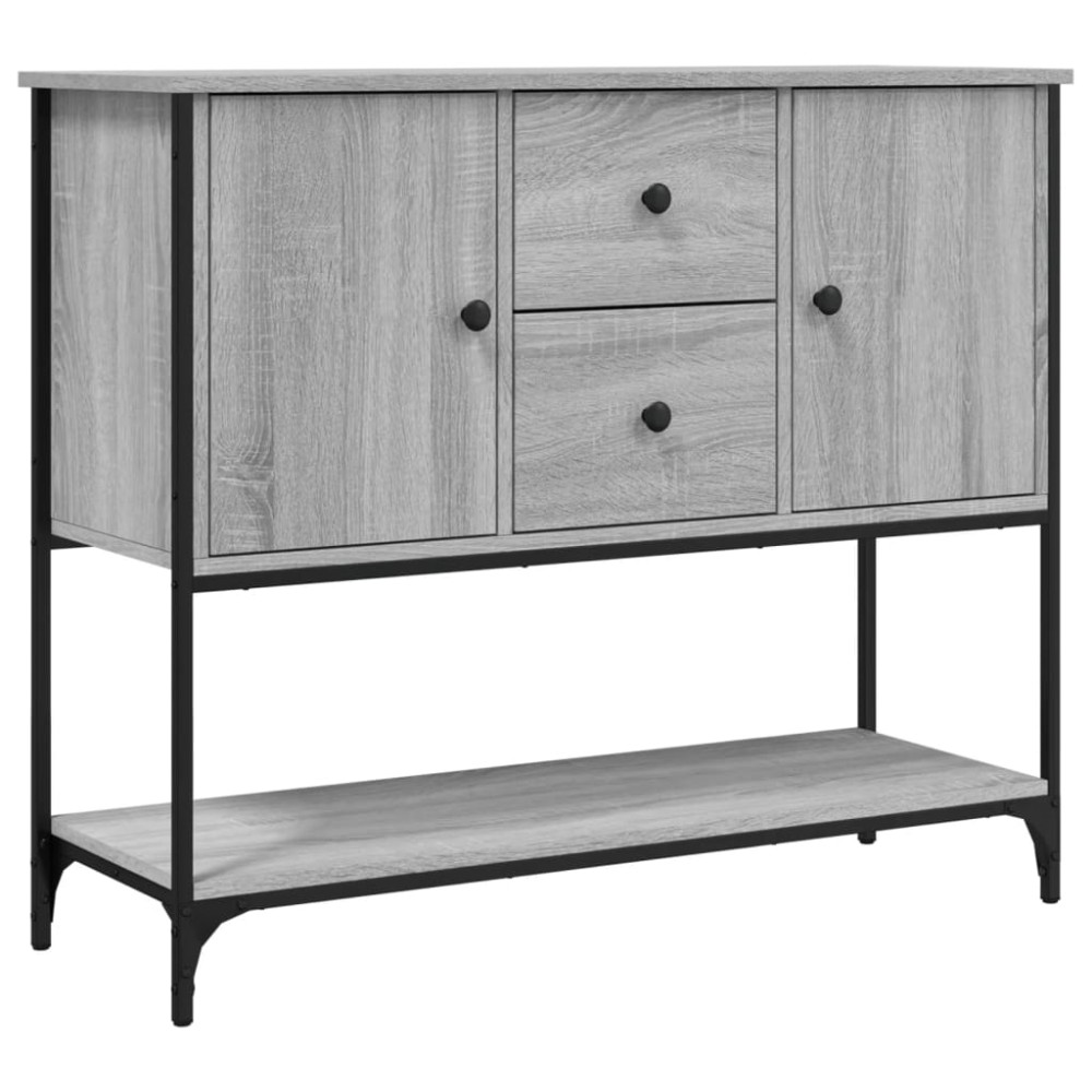 vidaXL Ντουλάπι Γκρι Sonoma 100x36x85 εκ. από Επεξεργασμένο Ξύλο