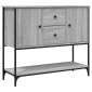 vidaXL Ντουλάπι Γκρι Sonoma 100x36x85 εκ. από Επεξεργασμένο Ξύλο
