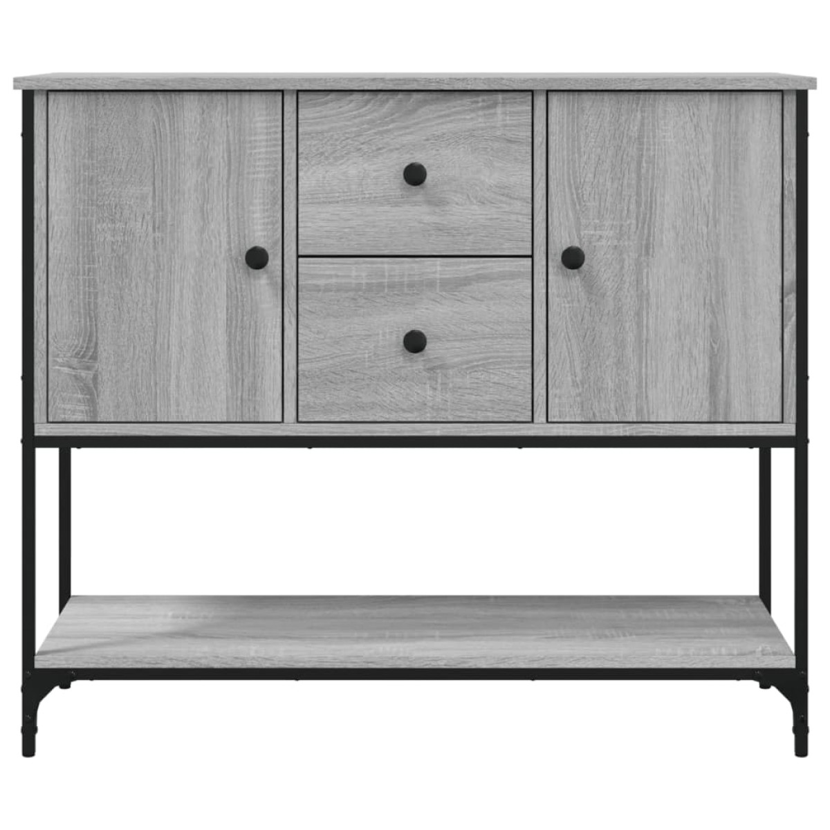 vidaXL Ντουλάπι Γκρι Sonoma 100x36x85 εκ. από Επεξεργασμένο Ξύλο