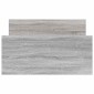 vidaXL Πλαίσιο Κρεβατιού Γκρι Sonoma 75x190 εκ Επεξ. Ξύλο Small Single