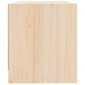 vidaXL Κομοδίνο Λευκό 40 x 31 x 35,5 εκ. από Μασίφ Ξύλο Πεύκου