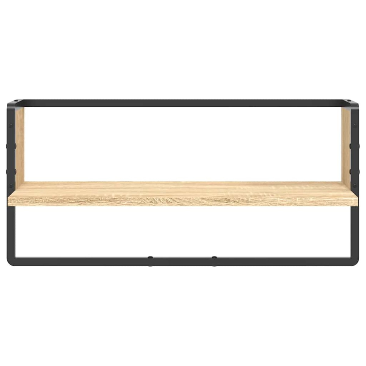 vidaXL Ράφι Τοίχου με Μπάρα Sonoma Δρυς 65x25x30 εκ.