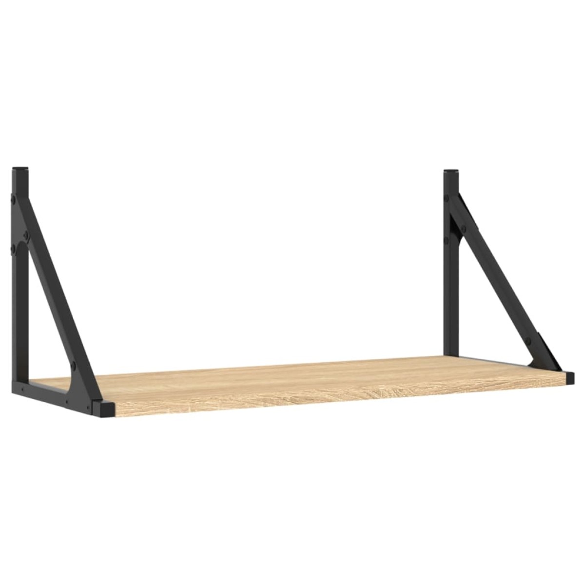 vidaXL Ράφια Τοίχου 2 τεμ. Sonoma Δρυς 60x25x25,5εκ Επεξεργασμένο Ξύλο