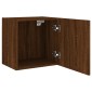 vidaXL Ντουλάπια Τοίχου Τηλ. 2 τεμ. Καφέ Δρυς 40,5x30x40 εκ Επεξ.Ξύλο
