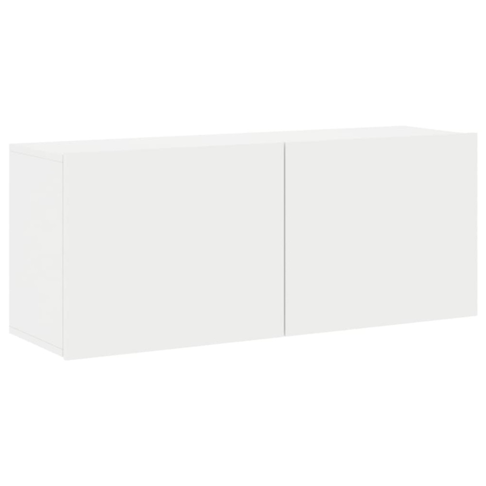 vidaXL Ντουλάπι Τοίχου Τηλεόρασης Λευκό 100 x 30 x 41 εκ.