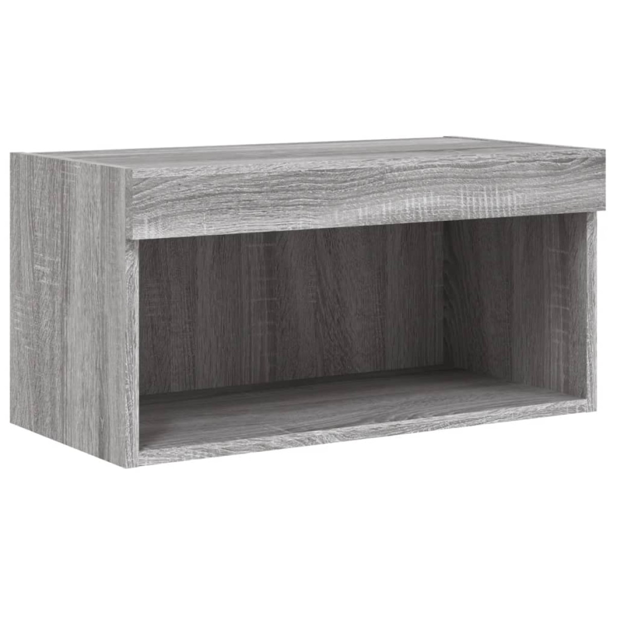vidaXL Έπιπλο Τηλεόρασης με LED Γκρι Sonoma 60x30x30 εκ.