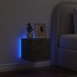 vidaXL Έπιπλο Τηλεόρασης με LED Γκρι Σκυροδέματος 30,5x35x30 εκ.