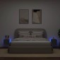 vidaXL Έπιπλα Τοίχου Τηλ. με LED 2 Τεμ. Γκρι Sonoma 30,5x35x30 εκ.