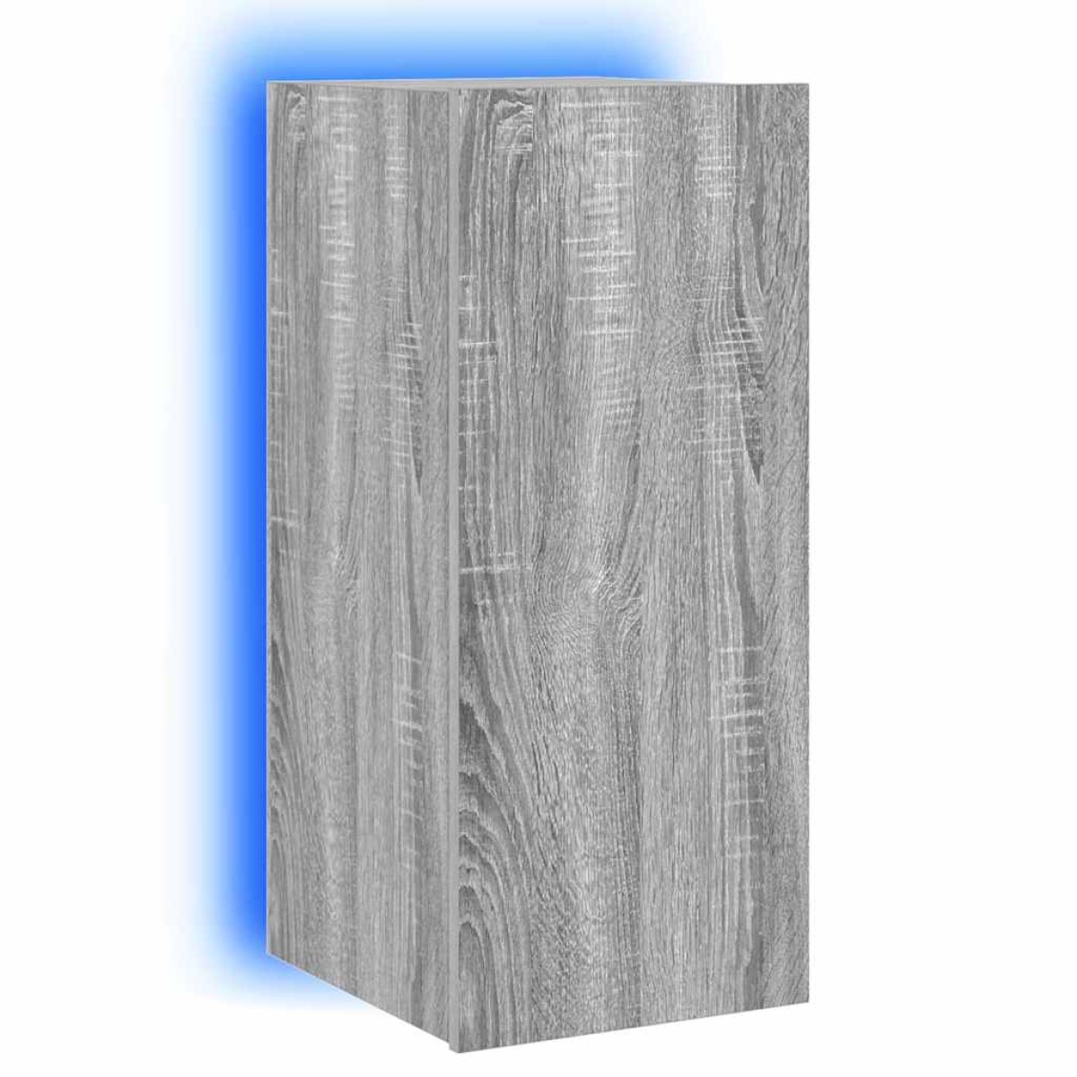 vidaXL Έπιπλο Τοίχου Τηλεόρασης με LED Γκρι Sonoma 30,5x35x70 εκ.