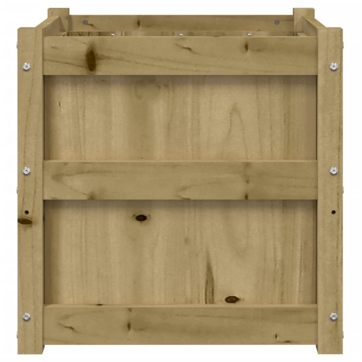 vidaXL Ζαρντινιέρα 50x50x50 εκ. Εμποτισμ. Ξύλο Πεύκου