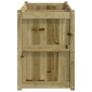 vidaXL Ζαρντινιέρα 150 x 50 x 70 εκ. από Εμποτισμένο Ξύλο Πεύκου