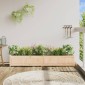 vidaXL Ζαρντινιέρα 180 x 31 x 31 εκ. από Μασίφ Ξύλο Πεύκου