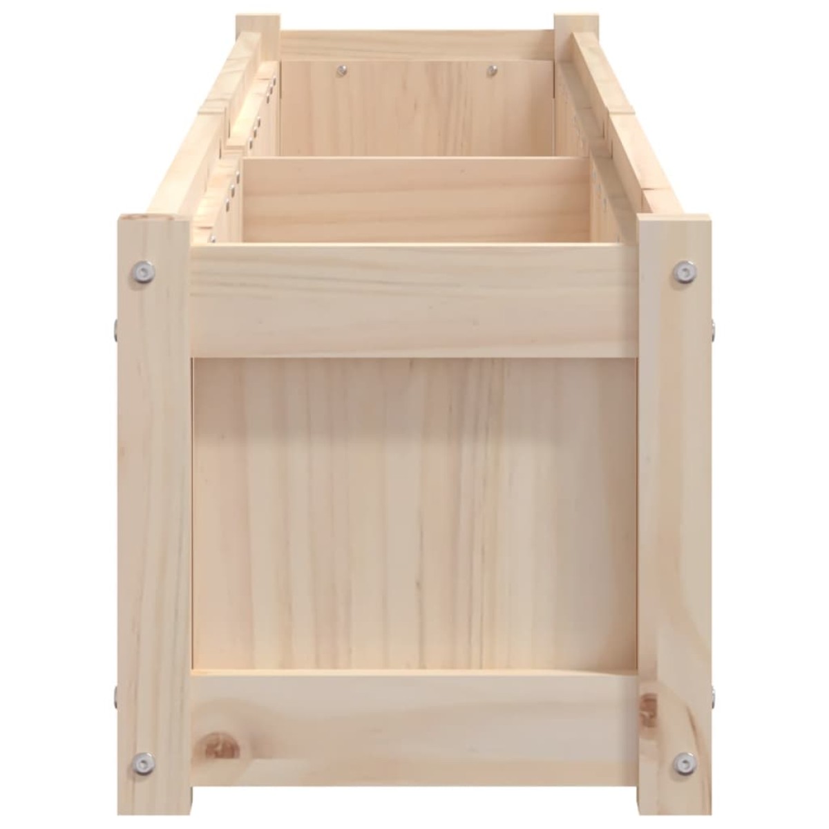vidaXL Ζαρντινιέρα 180 x 31 x 31 εκ. από Μασίφ Ξύλο Πεύκου