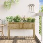 vidaXL Ζαρντινιέρες με Πόδια 110x31x70 εκ Εμποτ. Ξύλο Πεύκου