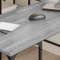 vidaXL Γραφείο Γκρι Sonoma 139x139x75 εκ. από Επεξεργασμένο Ξύλο