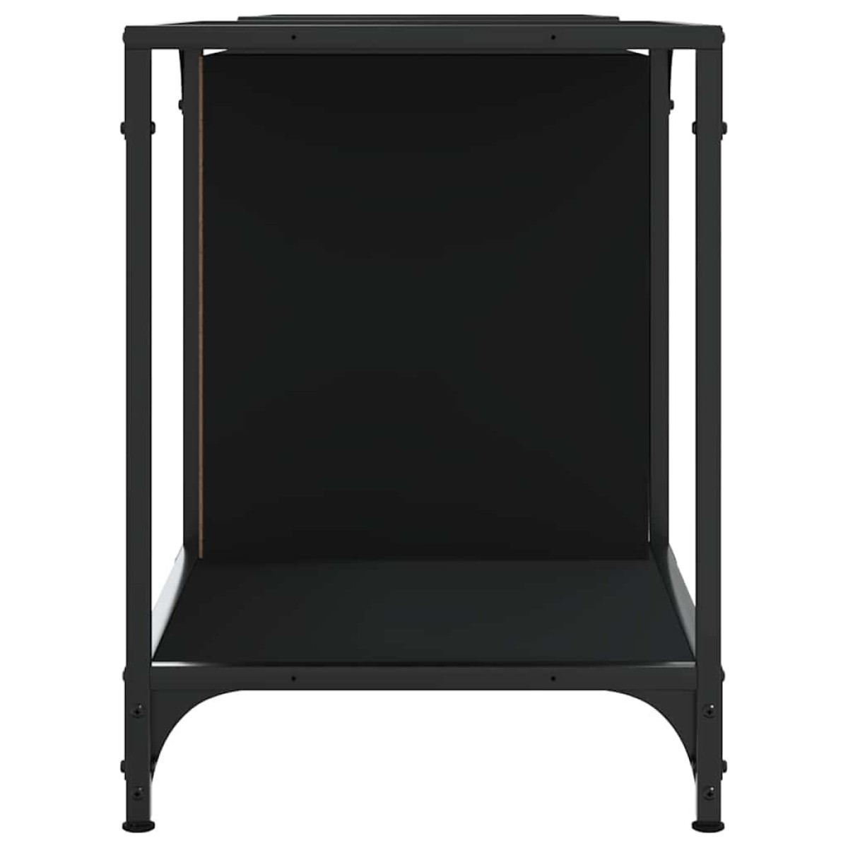 vidaXL Έπιπλο Τηλεόρασης Μαύρο 153x37x50 εκ. Επεξεργασμένο Ξύλο