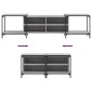 vidaXL Έπιπλο Τηλεόρασης Γκρι Sonoma 203 x 37 x 50 εκ. Επεξεργ. Ξύλο