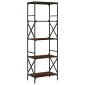 vidaXL Βιβλιοθήκη 5 Επιπέδων Καφέ Δρυς 59 x 35 x 171 εκ. Επεξεργ. Ξύλο