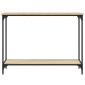 vidaXL Τραπέζι Κονσόλα Sonoma Δρυς 101x30,5x75 εκ. Επεξεργασμένο Ξύλο