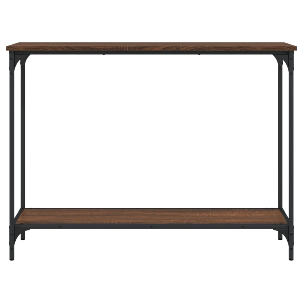 vidaXL Τραπέζι Κονσόλα Καφέ Δρυς 101x30,5x75 εκ. Επεξεργασμένο Ξύλο