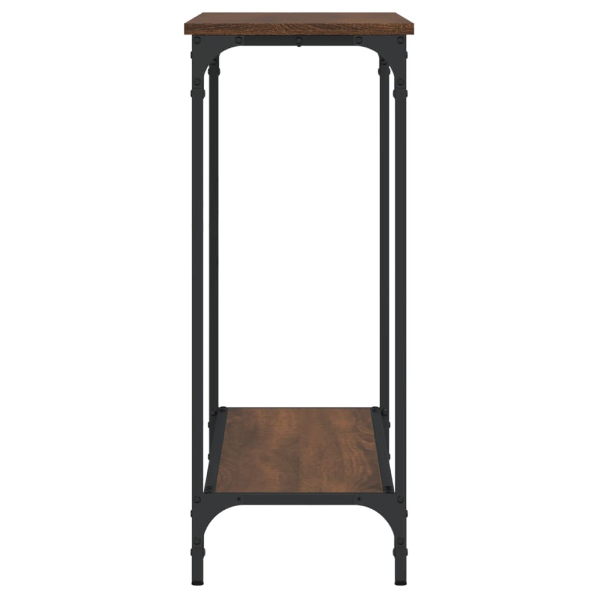 vidaXL Τραπέζι Κονσόλα Καφέ Δρυς 101x30,5x75 εκ. Επεξεργασμένο Ξύλο