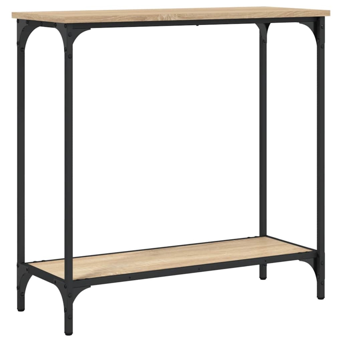 vidaXL Τραπέζι Κονσόλα Sonoma Δρυς 75 x 30,5 x 75 εκ. Επεξεργ. Ξύλο