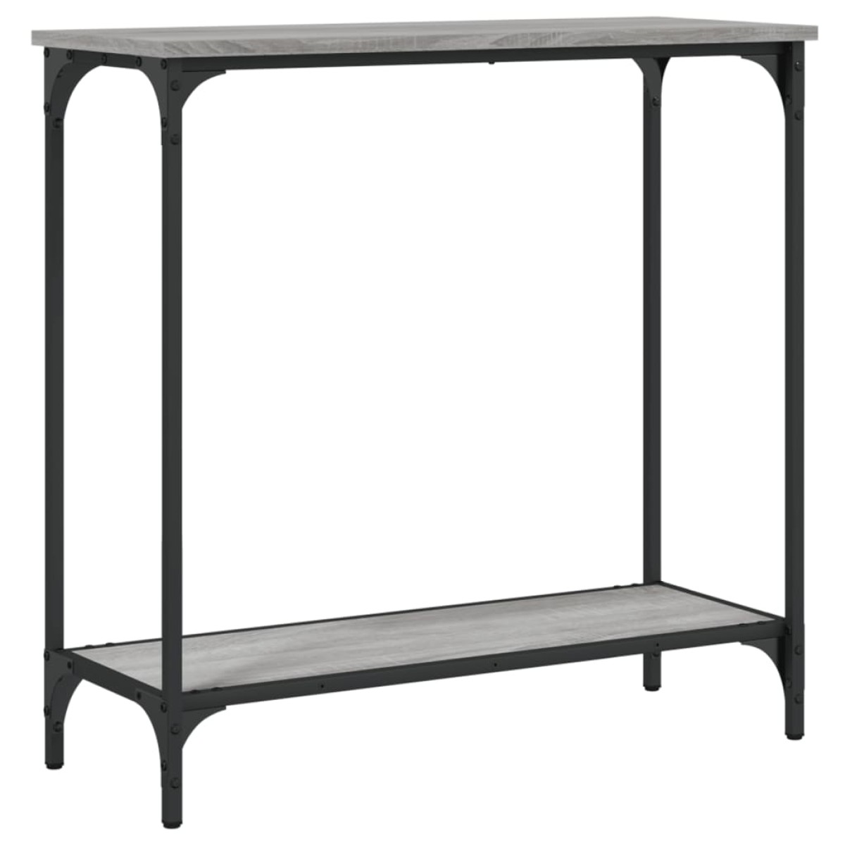 vidaXL Τραπέζι Κονσόλα Γκρι Sonoma 75 x 30,5 x 75 εκ. Επεξεργ. Ξύλο