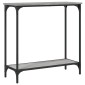 vidaXL Τραπέζι Κονσόλα Γκρι Sonoma 75 x 30,5 x 75 εκ. Επεξεργ. Ξύλο
