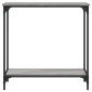 vidaXL Τραπέζι Κονσόλα Γκρι Sonoma 75 x 30,5 x 75 εκ. Επεξεργ. Ξύλο