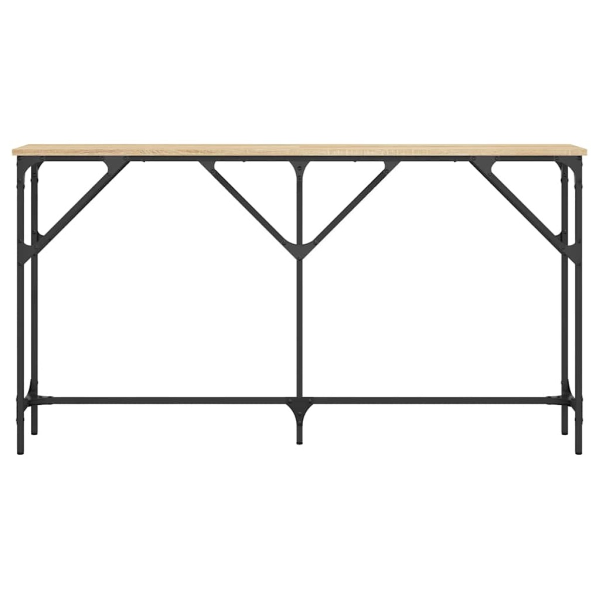 vidaXL Τραπέζι Κονσόλα Sonoma Δρυς 140 x 23 x 75 εκ. από Επεξεργ. Ξύλο