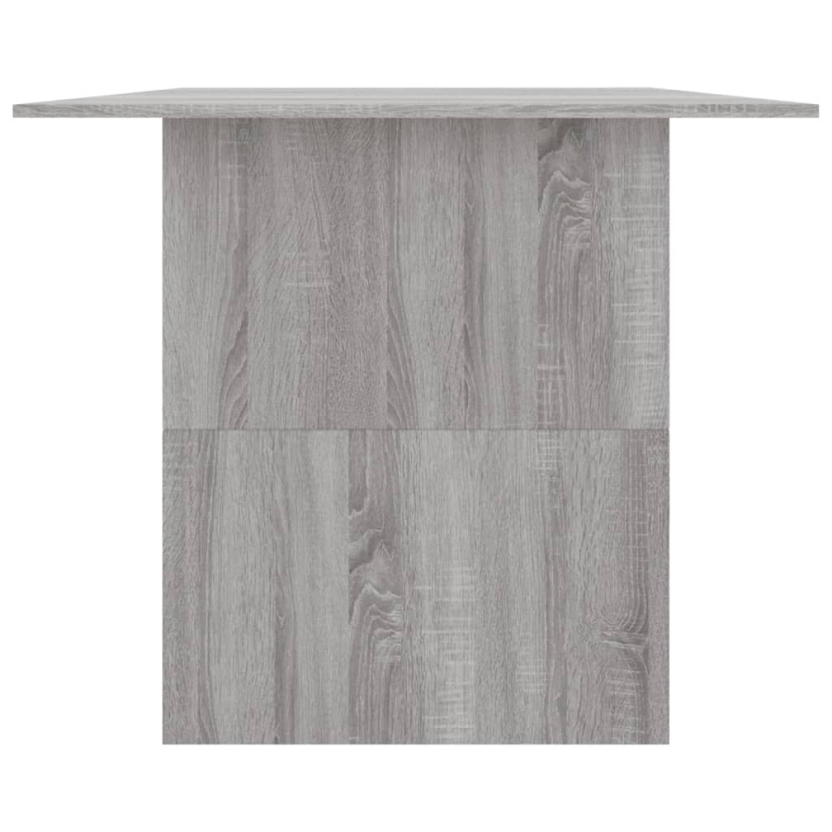 vidaXL Τραπεζαρία Γκρι Sonoma 180 x 90 x 76 εκ. από Επεξεργασμένο Ξύλο