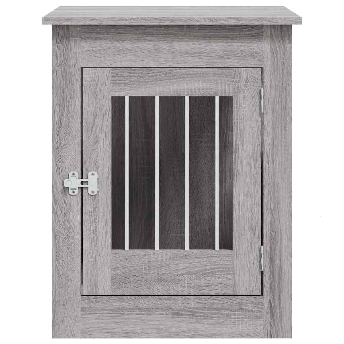 vidaXL Κλουβί Σκύλου Γκρι Sonoma 55x80x68 εκ. από Επεξεργ. Ξύλο