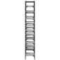 vidaXL Βιβλιοθήκη Γκρι Sonoma 127,5x28,5x172,5 εκ. Επεξεργασμένο Ξύλο