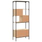 vidaXL Βιβλιοθήκη 5 Επιπέδων Sonoma Δρυς 76x33x188,5 εκ. Επεξεργ. Ξύλο