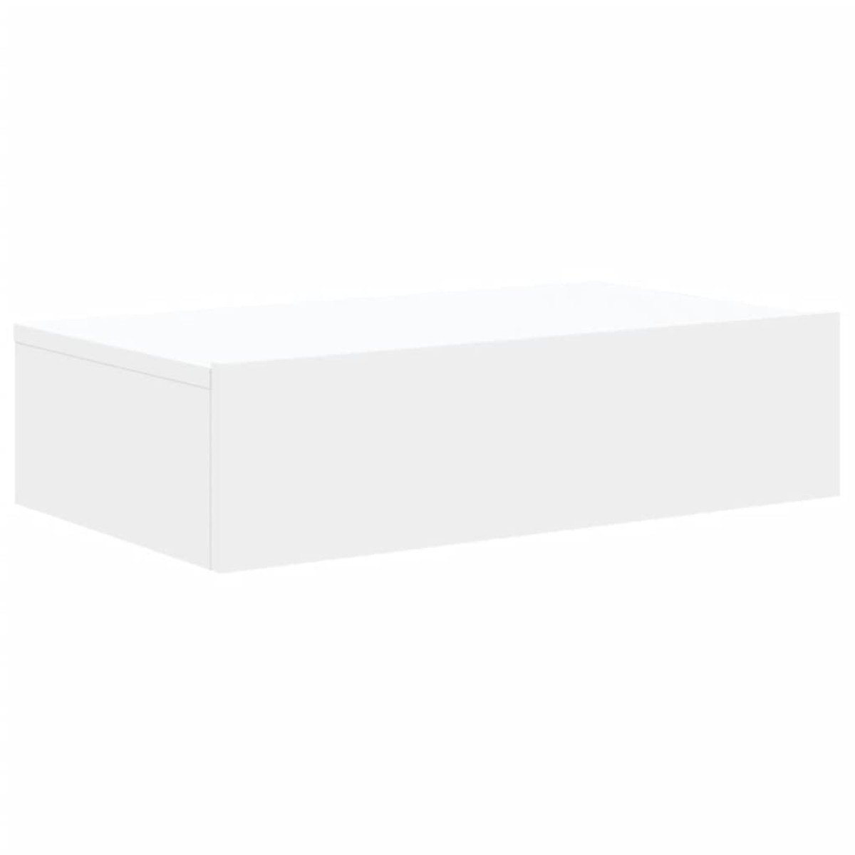 vidaXL Έπιπλο Τηλεόρασης με LED Λευκό 60 x 35 x 15,5 εκ.