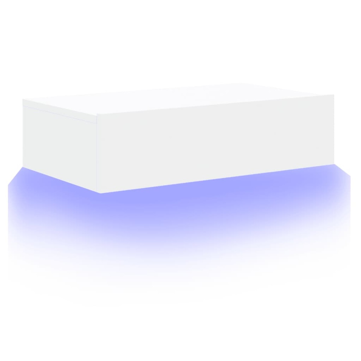 vidaXL Έπιπλο Τηλεόρασης με LED Λευκό 60 x 35 x 15,5 εκ.