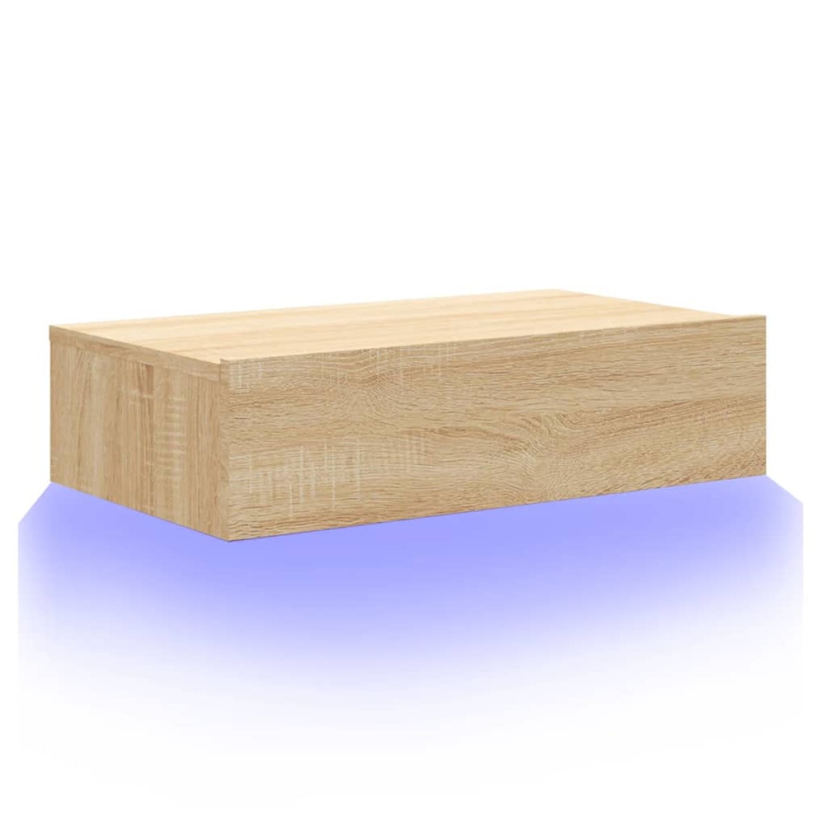 vidaXL Έπιπλο Τηλεόρασης με LED Sonoma Δρυς 60x35x15,5 εκ.
