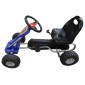 vidaXL Go Kart με Πετάλια Μπλε