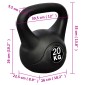 Βαράκι γυμναστικής kettlebell 20 kg