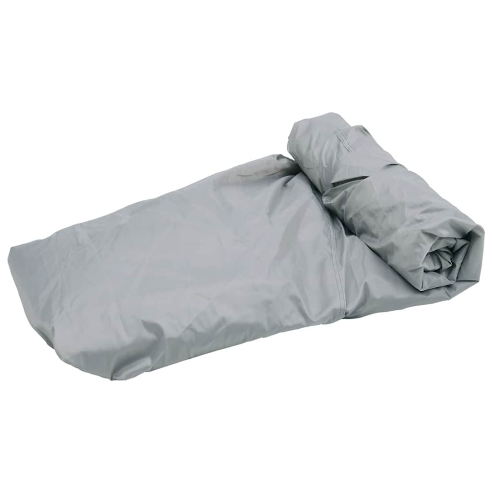 vidaXL Κουκούλα βάρκας Γκρι Μήκος 610-671 cm Πλάτος 254 cm